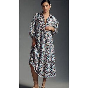 The Bettina Tiered Shirt Dress by Maeve